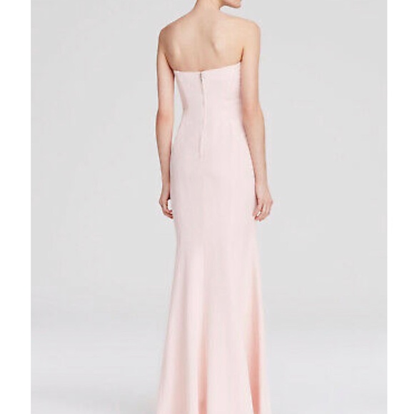 SOLD Jill Jill Stuart deco neckline strapless gown - Picture 2 of 5